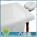 White Cotton Blended Massage Bed Cover Fitted Sheets